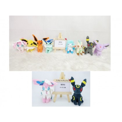 {READY STOCK} POKEMON MiniSoftToys/PlushToys/KidsToys/Key Chain 5-15cm 宝可梦迷你娃娃玩具公仔钥匙圈5厘米-15厘米 Patung Beruang